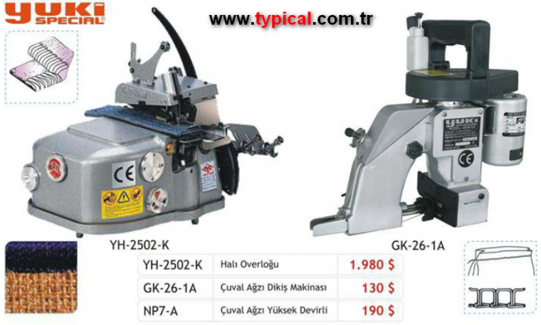 Gk-26-1A Çuvalağzı dikiş makinası